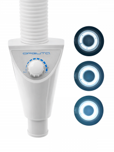 Лампа лупа с подсветкой напольная на колесиках для косметолога Орбита INL87